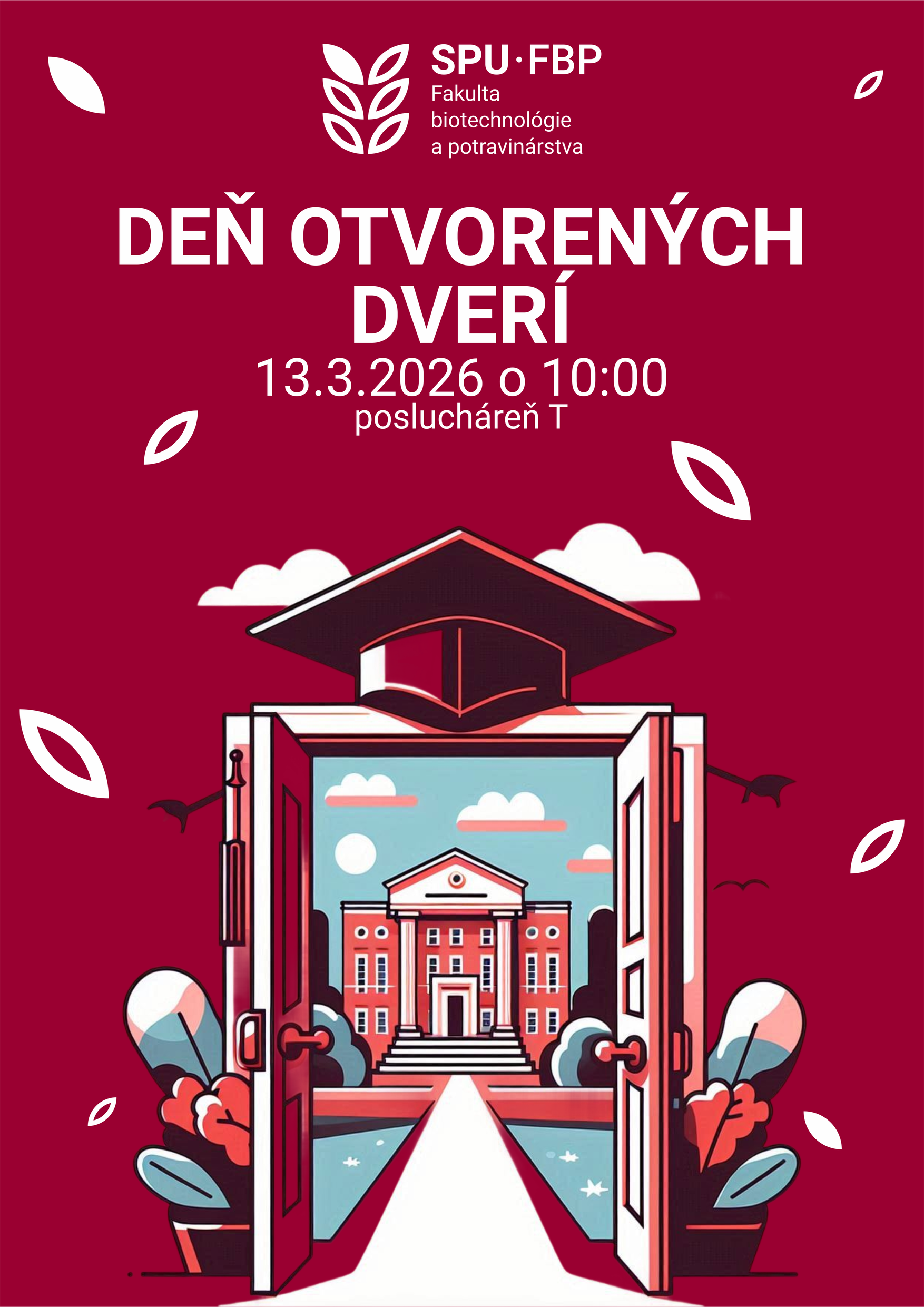 Už o týždeň opäť otvorí naša fakulta svoje dvere novým uchádzačom o štúdium